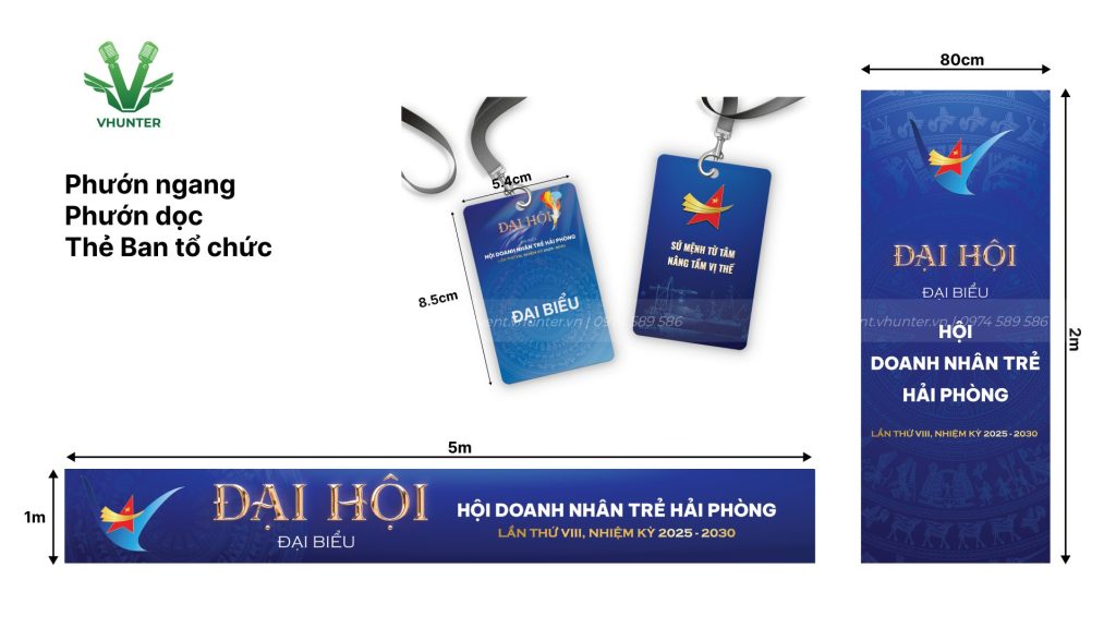  Thiết kế in ấn thẻ ban tổ chức – Chuyên nghiệp đến từng chi tiết