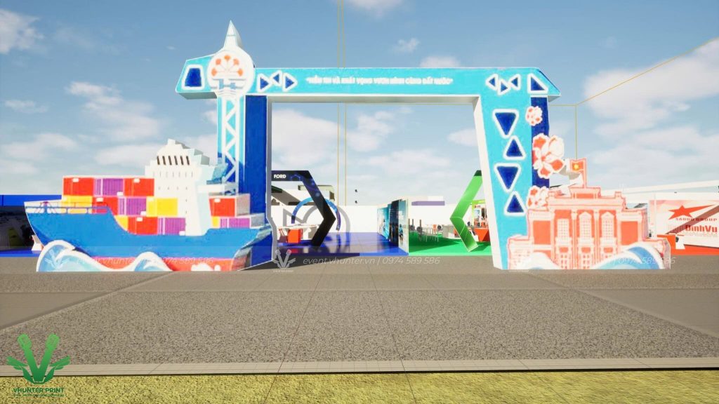 Những điểm nhấn nổi bật trong thiết kế 3D triển lãm A80