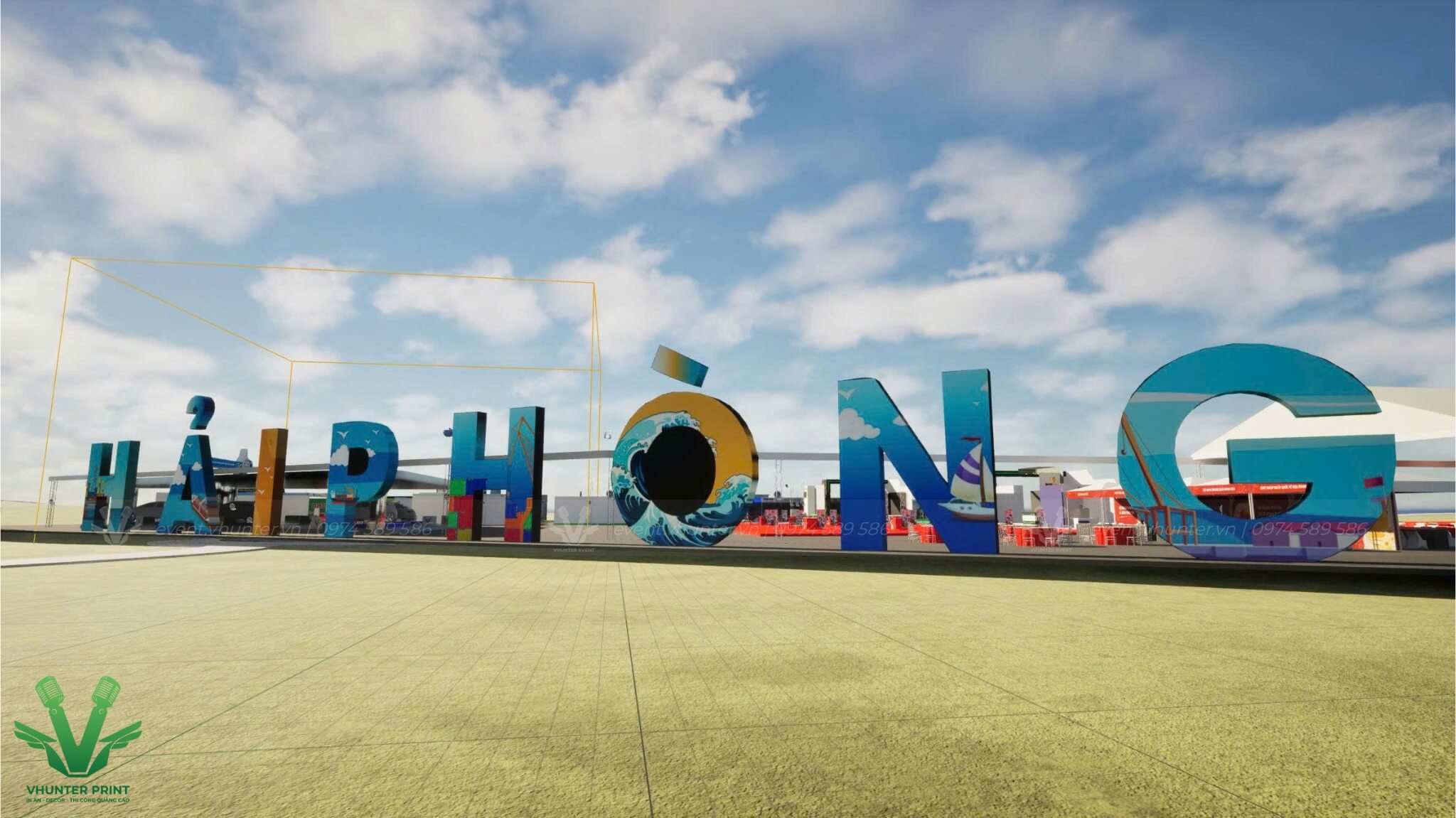 Thiết kế gian hàng triển lãm A80