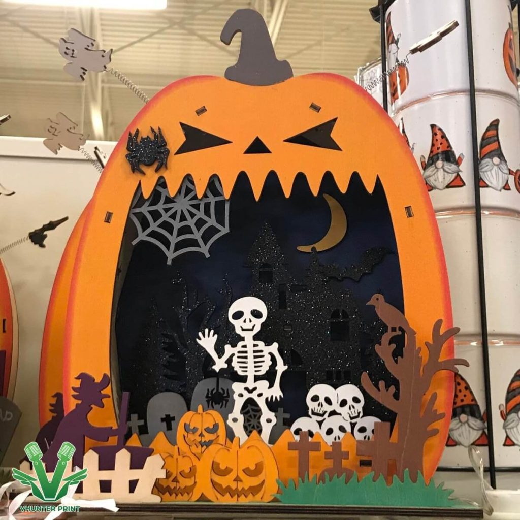 Sử dụng decal trang trí Halloween