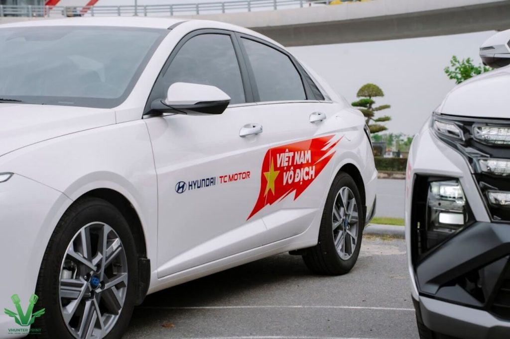 VHunter Print – Đơn vị in decal dán xe uy tín, chất lượng