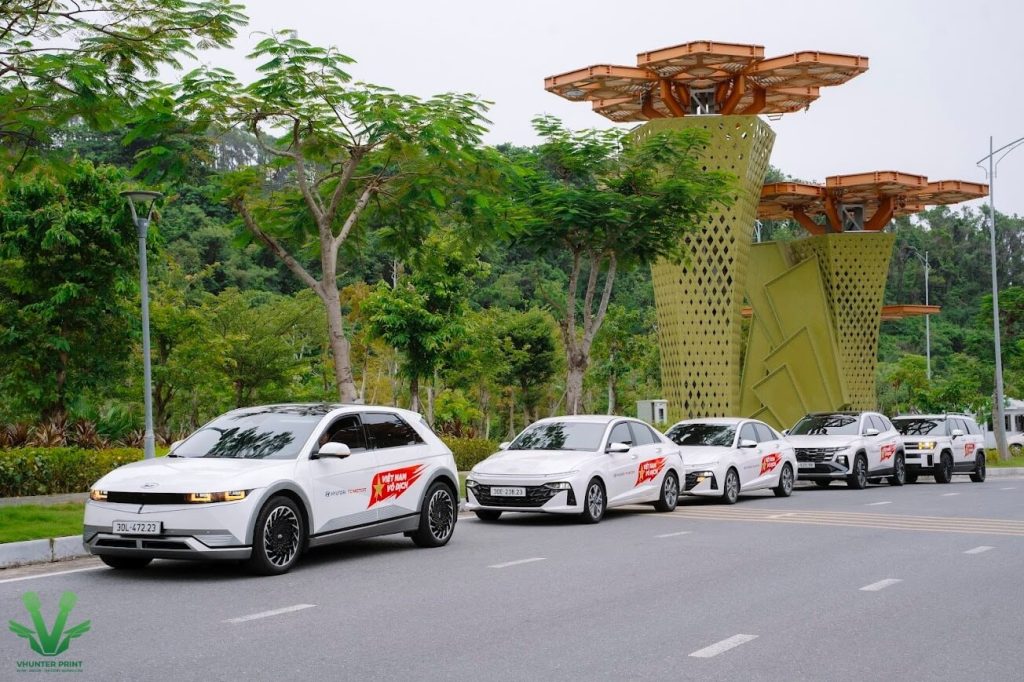 Chất liệu decal dùng trong in decal dán xe