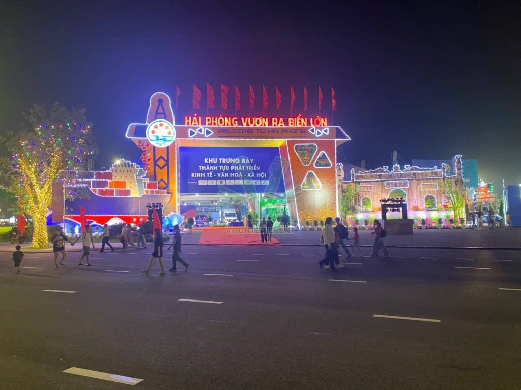 Xu hướng thiết kế cổng chào backdrop sự kiện hiện nay