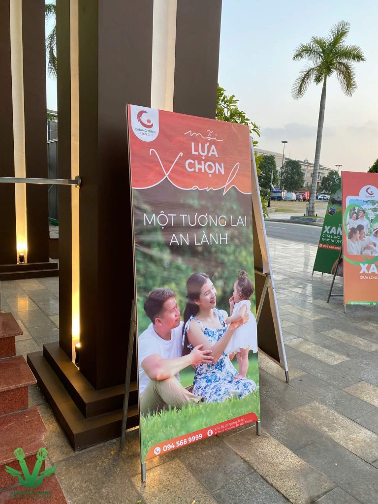 Các loại biển vẫy quảng cáo phổ biến hiện nay