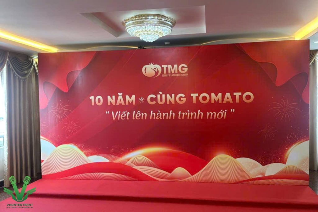 Vai trò của backdrop trong sự kiện