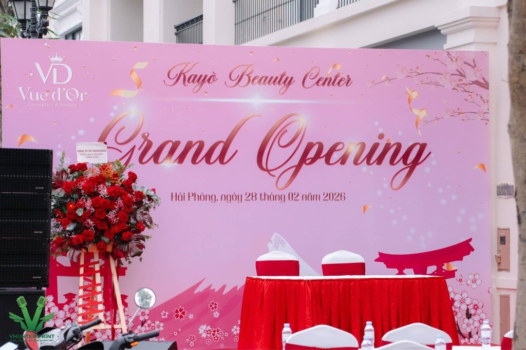 VHunter Print – Giải pháp in backdrop sự kiện chuyên nghiệp